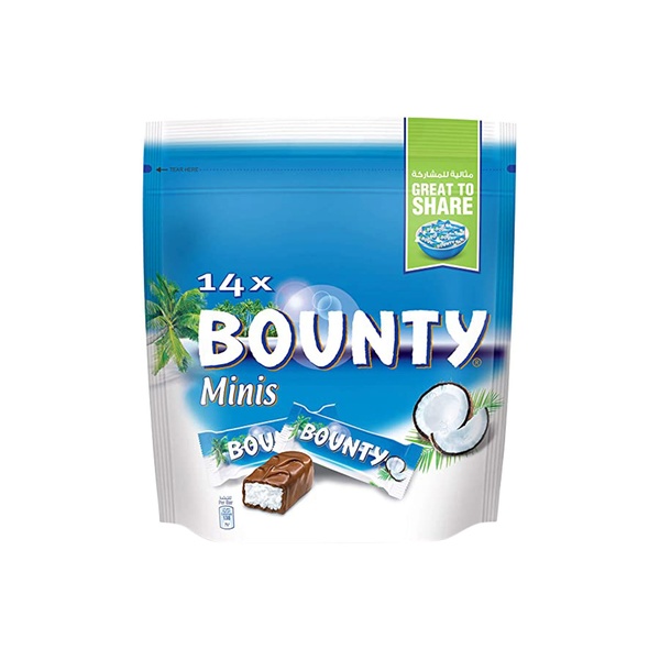 Bounty Minis Chocolate Pouch Pack (14pcs) 399G