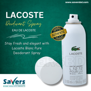 Lacoste Eau De Lacoste L.12.12 Blanc-Pure Deodorant Spray 150ml