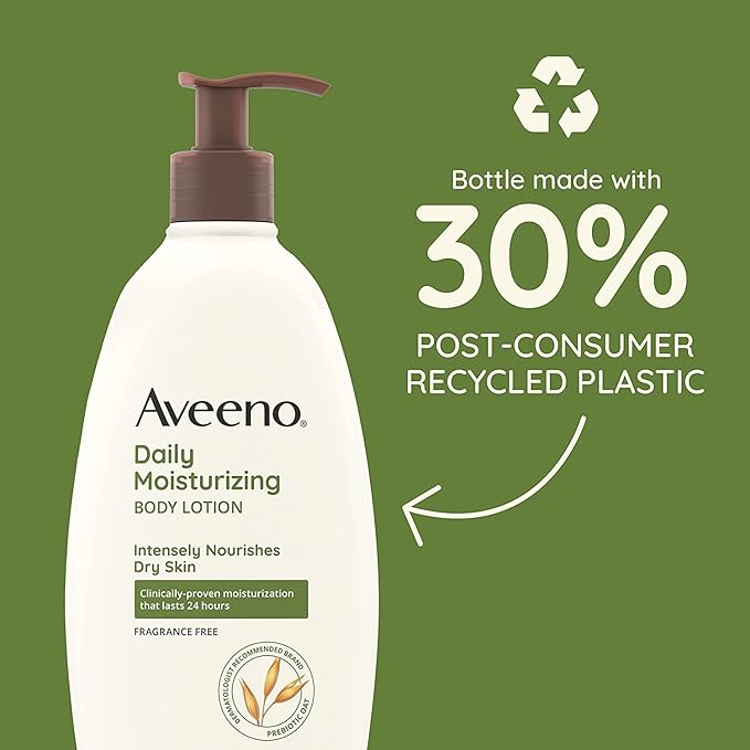 Aveeno Daily Moisturizing Body Lotion for Dry Skin - Soothing Oat 532ml - Image 2