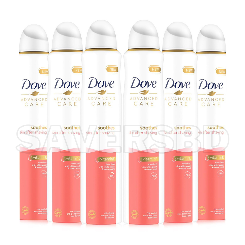 Dove Advanced Care Soothes Skin Anti-perspirant Deodorant Spray - Image 2