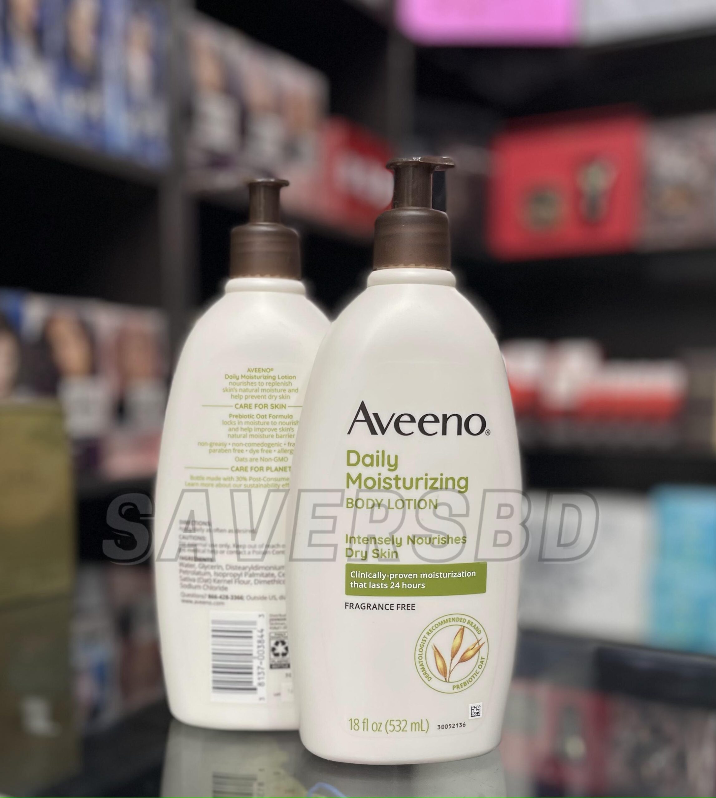 Aveeno Daily Moisturizing Body Lotion for Dry Skin - Soothing Oat 532ml - Image 3