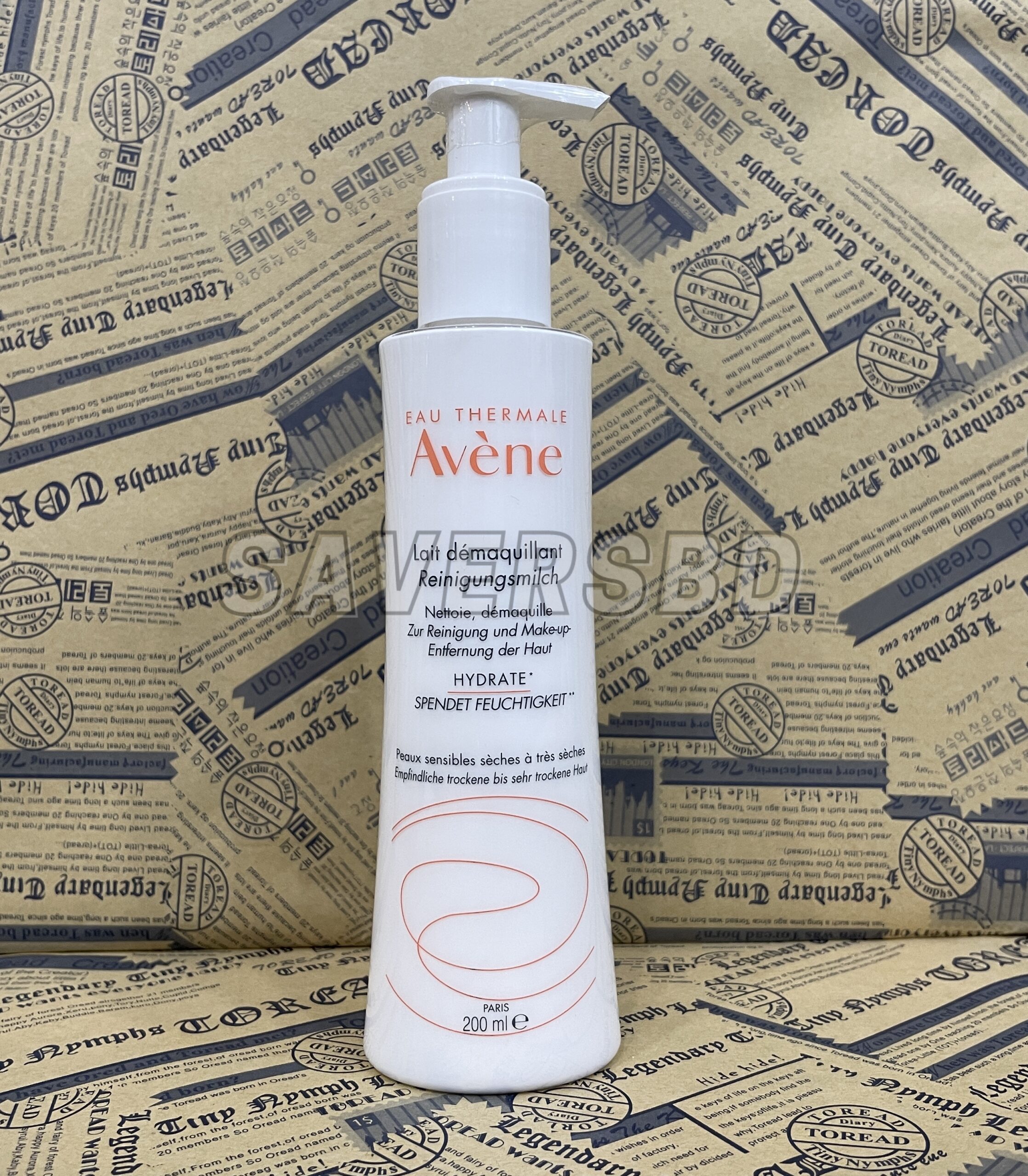 Avene lait demaquillant reinigungsmilch hydrate spendet feuchtigkeit 200ml - Image 2