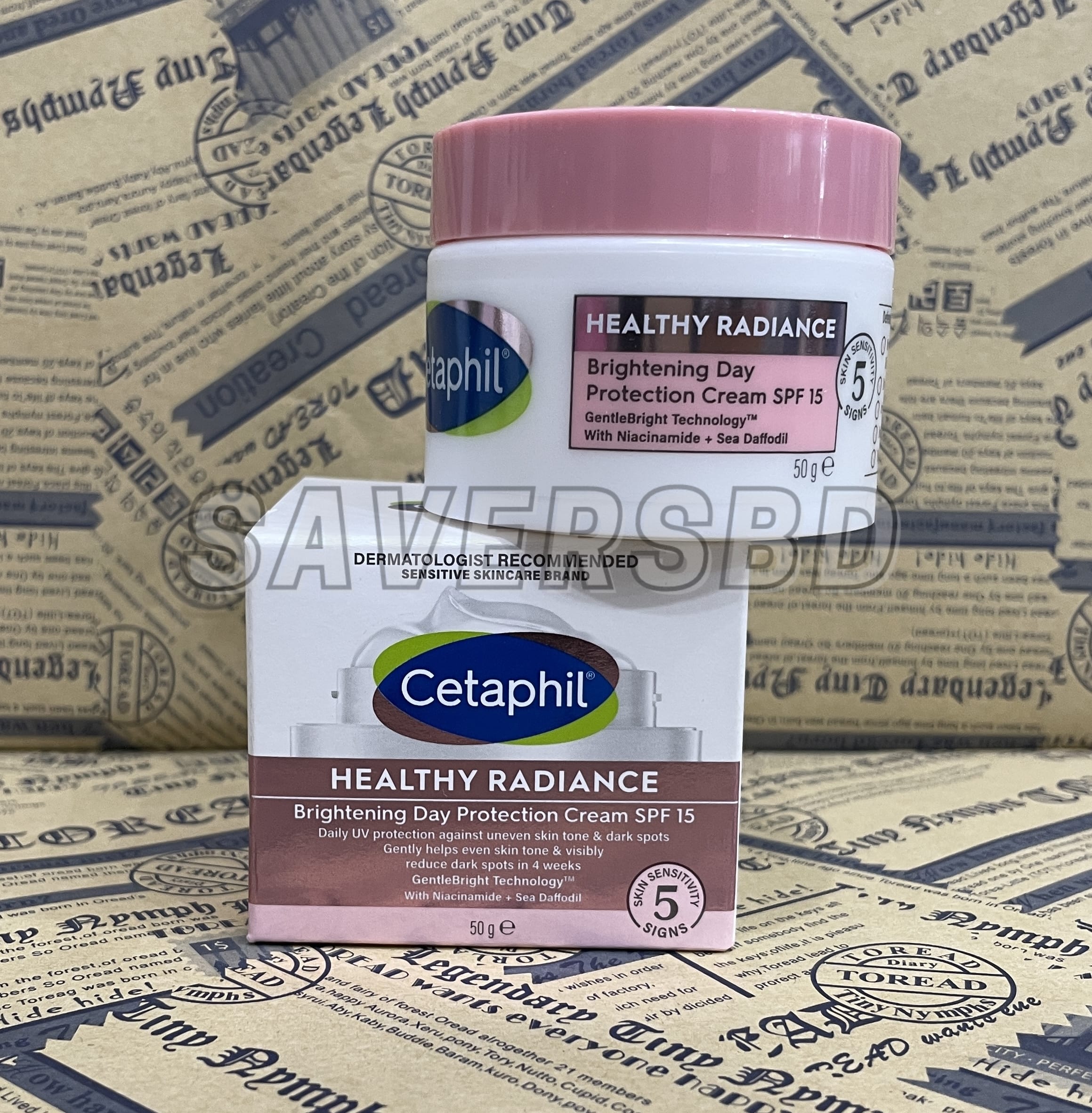 Cetaphil Healthy Radiance Brightening Day Protection Cream SPF 15 50g - Image 2