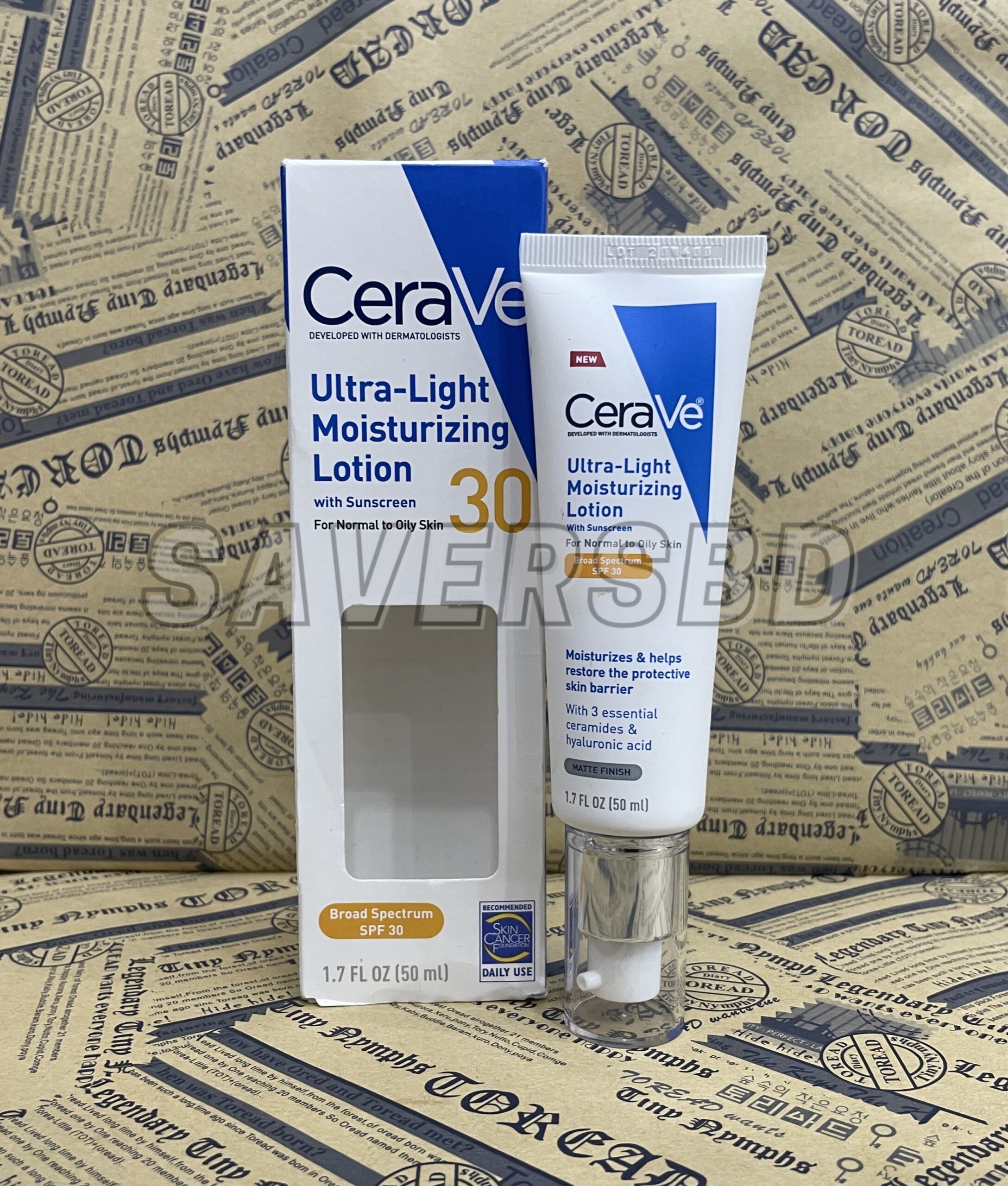 Cerave Ultra-Light Moisturizing Face Lotion With Sunscreen Spf 30 50ml - Image 3