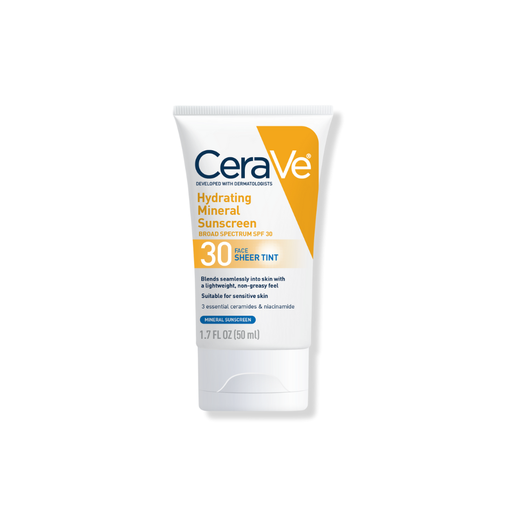 CeraVe Hydrating Mineral Sunscreen SPF 30 Face Sheer Tint 50ml - Image 2