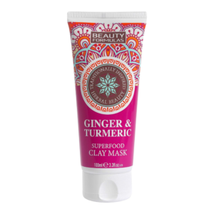 BEAUTY FORMULAS MASK GINGER & TURMERIC CLAY 100ML
