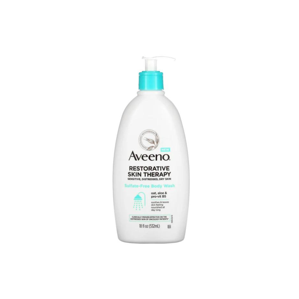 Aveeno Restorative Skin Therapy Sulfate Free Body Wash 532ml