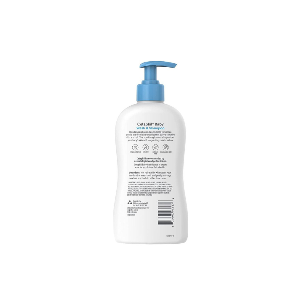Cetaphil Baby Wash & Shampoo 399ml - Image 2