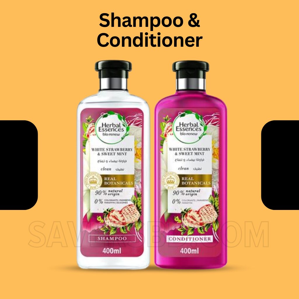 Herbal Essences White Strawberry & Sweet Mint Shampoo & Conditioner - Image 2