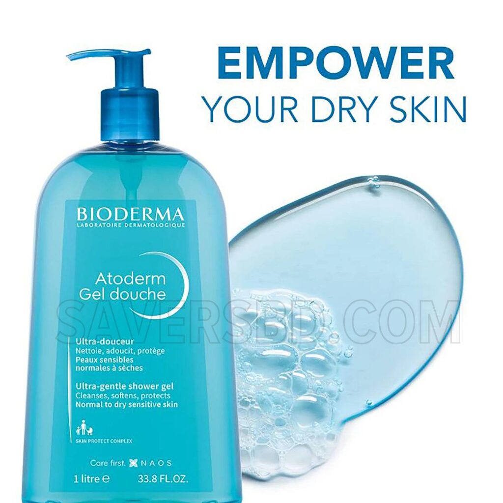 Bioderma Ultra Gentle Shower Gel for Normal to Dry Skin - Image 2